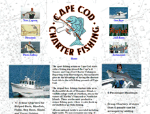 Tablet Screenshot of capecodcharterfishing.com